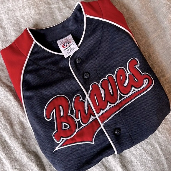 Vintage Atlanta Braves Jeff Francoeur “Frenchy” Youth Jersey medium - Picture 1 of 8